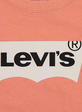 T-shirt Levis Batwing  in Orange für Kinder