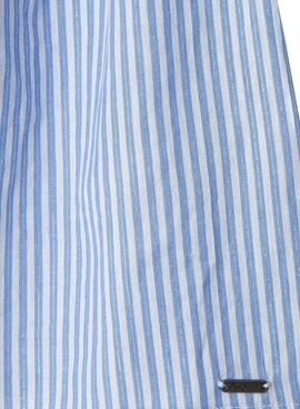 Bluse Pepe Jeans Bella Streifen blau für Mädchen