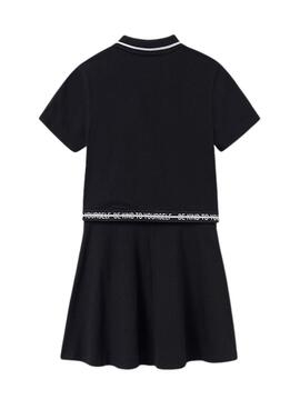 Mayoral Set schwarzer Strickrock für Mädchen.