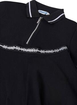 Mayoral Set schwarzer Strickrock für Mädchen.