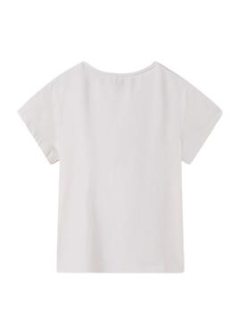 T-shirt Mayoral Basic in Weiß für Mädchen