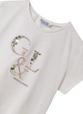 T-shirt Mayoral Basic in Weiß für Mädchen