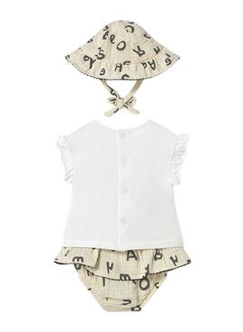 Set Mayoral Rock und Mütze in Beige für Babys