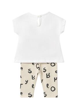 Set Mayoral Leggings in Beige Keramik für Babys.