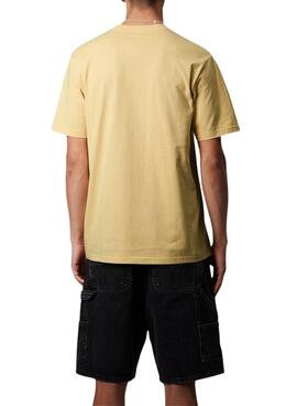 T-shirt Gelbes Carhartt Pocket  für Männer