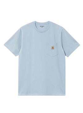 T-Shirt Carhartt Pocket blau für Männer