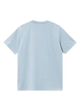 T-Shirt Carhartt Pocket blau für Männer