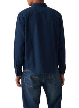 Hemd Levis Authentic  marineblau für Herren.