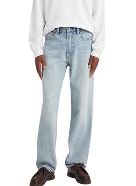Jeans Levi's 568 Loose in blauem Waschung für Herren.