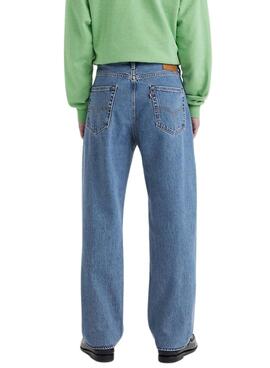 Jeans Levis 568 locker gerader Schnitt in Blau für Männer