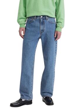 Jeans Levis 568 locker gerader Schnitt in Blau für Männer
