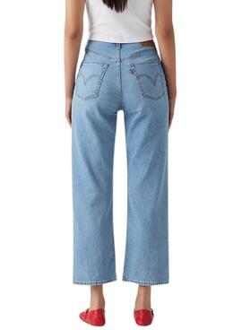 Jeans Levis Ribcage straight ankle blue für Damen.
