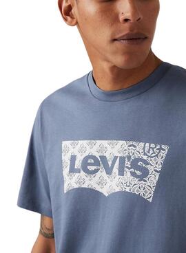 T-shirt Levis Graphic blau für Männer