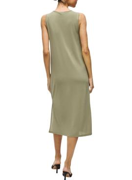 Kleid Vila Vimodala Midi in Grün für Damen