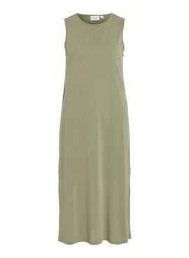 Kleid Vila Vimodala Midi in Grün für Damen