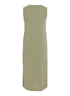 Kleid Vila Vimodala Midi in Grün für Damen