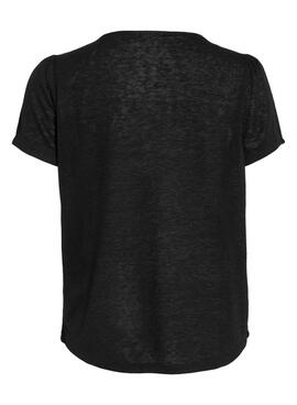 T-shirt Vila Viamer mit schwarzer Spitze für Frauen