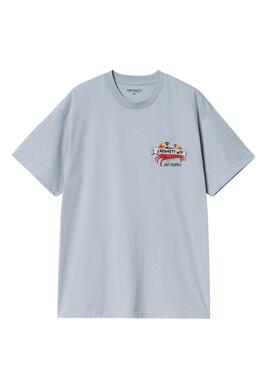 T-Shirt Carhartt Crab Paint blau für Männer