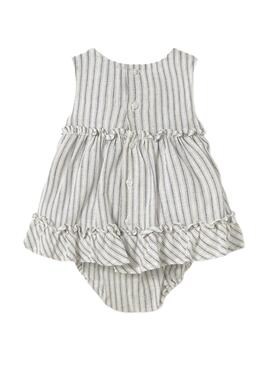 Kleid Mayoral flache natürliche graue für Babys