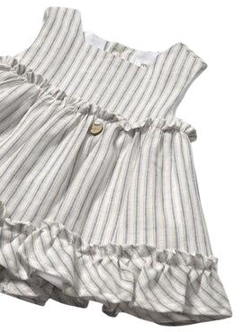 Kleid Mayoral flache natürliche graue für Babys