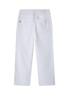 Pepe Jeans Straight Hose in Weiß für Mädchen.