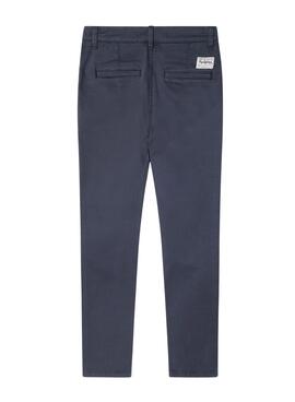 Hose Pepe Jeans Junior Slim Chino Blau Kinder