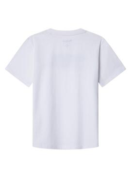 T-shirt Pepe Jeans Felix weiß für Jungen.