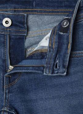 Bermuda Pepe Jeans Slim in blauer Denim für Jungen