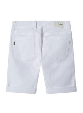 Bermuda Pepe Jeans Slim weiß für Jungen
