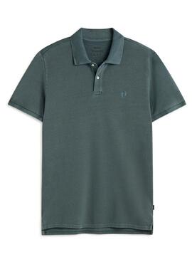 Polo Ecoalf Tedan grün für Männer