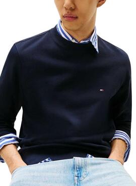 Sweatshirt Tommy Hilfiger Essential Crew navy für Herren.