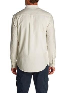 Hemd Tommy Jeans Oxford weiß für Herren