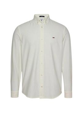 Hemd Tommy Jeans Oxford weiß für Herren