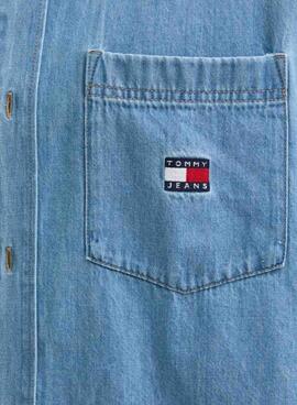Hemd  Tommy Jeans Crest Denim  für Männer