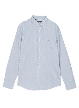 Hemd Tommy Hilfiger gestreift marineblau für Herren