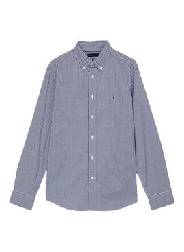 Hemd Tommy Hilfiger Gingham Marineblau für Herren