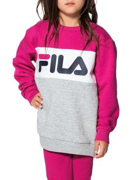 Sweatshirt Fila Classic Blocked Pink Mädchen
