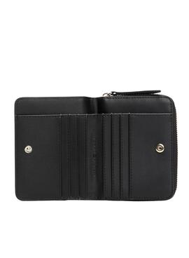 Tommy Hilfiger Logotape Brieftasche in Schwarz für Damen.