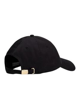 Tommy Hilfiger Elevated Chic schwarze Mütze für Damen.