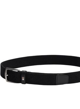 Elastischer Gürtel Tommy Hilfiger Denton Schwarz für Herren.