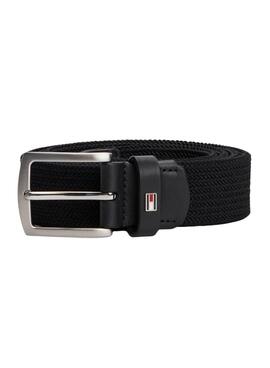 Elastischer Gürtel Tommy Hilfiger Denton Schwarz für Herren.
