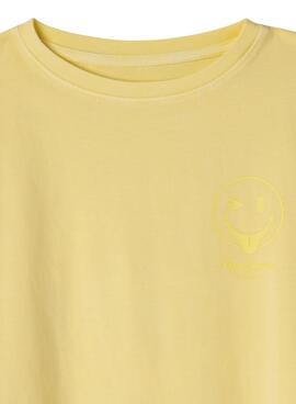 T-shirt Pepe Jeans Colette gelb für Mädchen.