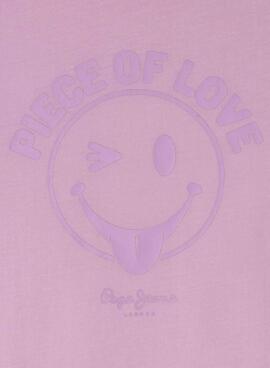 T-Shirt Pepe Jeans Colette in Rosa für Mädchen