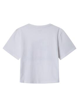 T-shirt Pepe Jeans Sabine weiß für Mädchen.