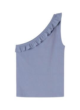T-shirt Pepe Jeans Mirella in Blau für Mädchen.