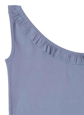 T-shirt Pepe Jeans Mirella in Blau für Mädchen.