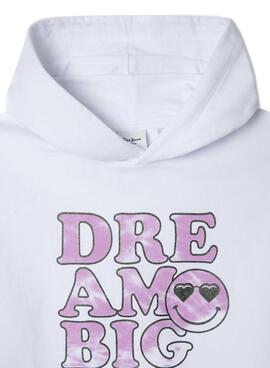 Sudadera Pepe Jeans Dacota weiß für Mädchen