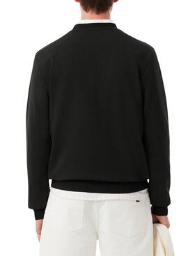 Lacoste Kapuzenpulli Schwarz Logo für Herren