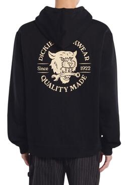 Sweatshirt Dickies Wrench in Schwarz mit Kapuze für Herren.