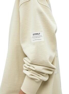 Ecoalf Storm Hoodie Beige für Damen